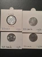 25 cent Nederlandse Antillen, Postzegels en Munten, Munten | Nederland, Ophalen of Verzenden, Koningin Beatrix, Losse munt, 25 cent
