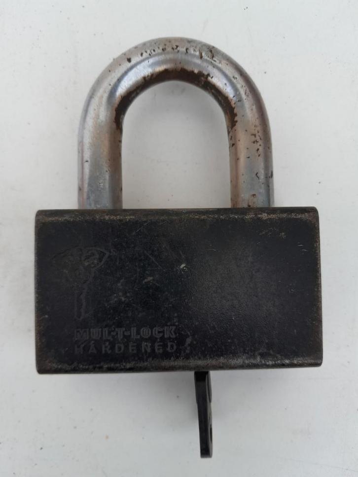 Mul-T-Lock Container Slot met Sleutel, Motoren, Accessoires | Sloten, Gebruikt, Ophalen of Verzenden