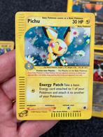 Pokémon Pichu Holo - #22 Expedition - Light played, Ophalen of Verzenden, Zo goed als nieuw, Losse kaart, Foil