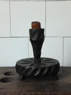 stoere brutalist kandelaar vintage kaarsenhouder mid century, Antiek en Kunst, Ophalen