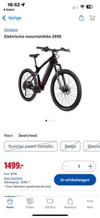 E-bike Zundapp, elektrische fiets, nieuwstaat, Fietsen en Brommers, Overige merken, Ophalen of Verzenden, Zo goed als nieuw, Minder dan 47 cm