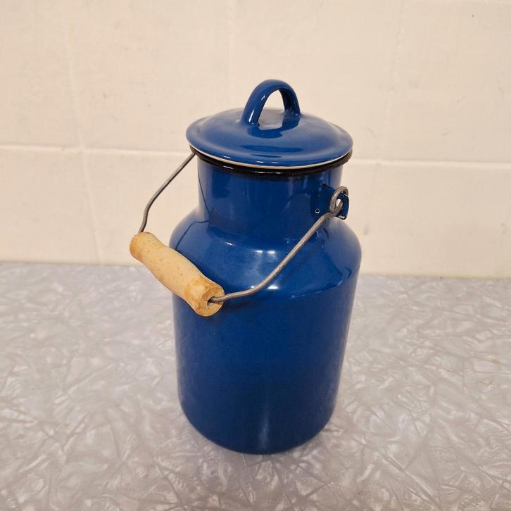 Kleine Emaille Melkbus, Antiek en Kunst, Curiosa en Brocante, Ophalen of Verzenden