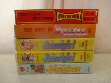 5 Originele VHS banden voor volwassenen beschikbaar voor biedingen