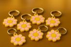 Bloem Sleutelhanger - Fleurig Design - PERSONALISEER!, Ophalen of Verzenden, Nieuw, Dier of Natuur