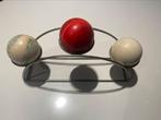 Ivoren biljartballen op standaard, Sport en Fitness, Biljarten en Poolen, Ophalen of Verzenden, Keu of Ballen