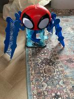 Spiderman huis met autootje en spiderman poppetje, Ophalen, Zo goed als nieuw