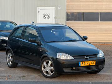 Opel Corsa C Sport 1.4 2001 Zwart AIRCO*APK*ELEK SPIEGELS beschikbaar voor biedingen