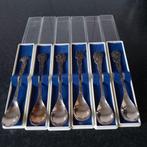 Vintage verzilverde theelepeltjes H. Hooijkaas Douwe Egberts, Antiek en Kunst, Antiek | Goud en Zilver, Ophalen