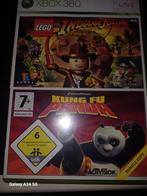 Xbox 360 Games: Kung Fu Panda & Lego Indiana Jones, 2 spelers, Zo goed als nieuw, Vanaf 7 jaar, Ophalen