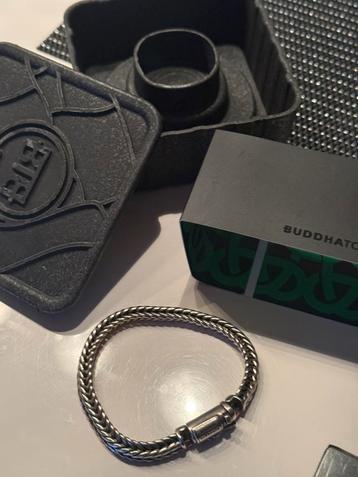 Armband 19 cm Buddha  zilver 925  29gr beschikbaar voor biedingen