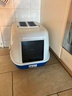 Kattenbak met zeef en top- met actief koolstoffilter, Ophalen, Zo goed als nieuw