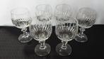 oude kristallen glaasjes op voet, 6 stuks, Antiek en Kunst, Antiek | Glas en Kristal, Ophalen of Verzenden