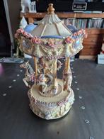 Muziekdoos - Draaimolen met Paarden, Ophalen of Verzenden