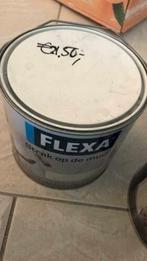 Roomwit wit flexa 2,5l nieuw €68 muur verf muurverf, Ophalen of Verzenden, Nieuw