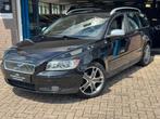 Volvo V50 2.4 Edition II Sport 2006 AUT LEDER NAP!, Stof, Zwart, 700 kg, Zwart