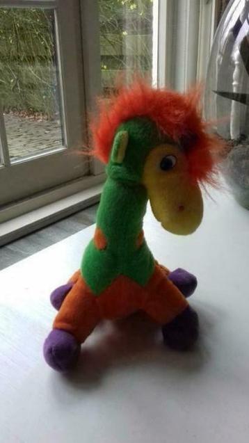 Play by Play Vrolijk Gekleurd Giraffe Knuffeltje 23 cm. beschikbaar voor biedingen