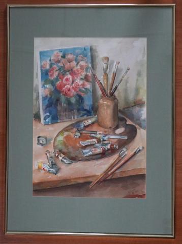 G.J. Kuiper (1926-2013) - Schilderspalet beschikbaar voor biedingen