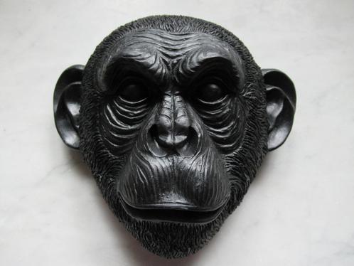 Apenkop, gorilla, kunststof, Huis en Inrichting, Woonaccessoires | Wanddecoraties, Zo goed als nieuw, Ophalen of Verzenden