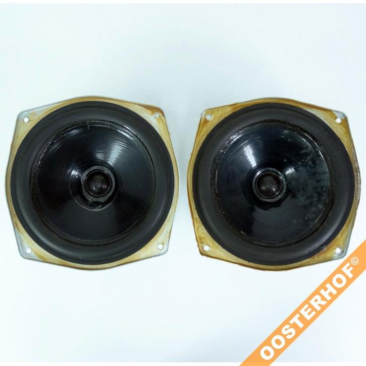 KEF SP1014 B200 8 Ohm Chorale Driver set | REPAREREN, Audio, Tv en Foto, Luidsprekers, Gebruikt, Front, Rear of Stereo speakers