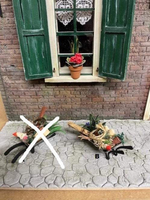 poppenhuis Kruiwagen gevuld, Verzamelen, Poppenhuizen en Toebehoren, Nieuw, Poppenhuis, Ophalen of Verzenden