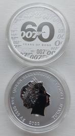 Zilveren 1 oz James Bond 60the Anniversary 2022., Ophalen of Verzenden, Losse munt, Zilver