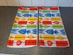 2 vintage keuken handdoeken., Huis en Inrichting, Keuken | Textiel, Overige kleuren, Zo goed als nieuw, N.v.t, N.v.t