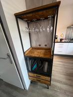 MOOS Damian Wijnkast, Huis en Inrichting, Kasten | Vitrinekasten, Minder dan 50 cm, Ophalen of Verzenden, Zo goed als nieuw, Metaal