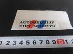 sticker Tuning soft pvc Autobedrijf Piet Smedts  *, Ophalen, Zo goed als nieuw, Bedrijf of Vereniging