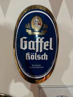 Gaffel Kölsch Emaille Reclamebord, Ophalen of Verzenden, Zo goed als nieuw, Reclamebord, Plaat of Schild, Overige merken