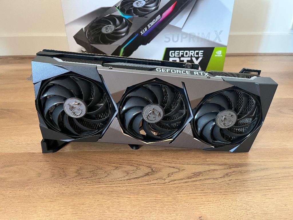 Garantie! ~ MSI GeForce RTX 3080 Suprim X 10GB, GDDR6, PCI-Express 4, Ophalen of Verzenden, Zo goed als nieuw