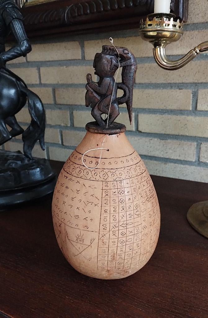 perminaken met kalende, Ophalen