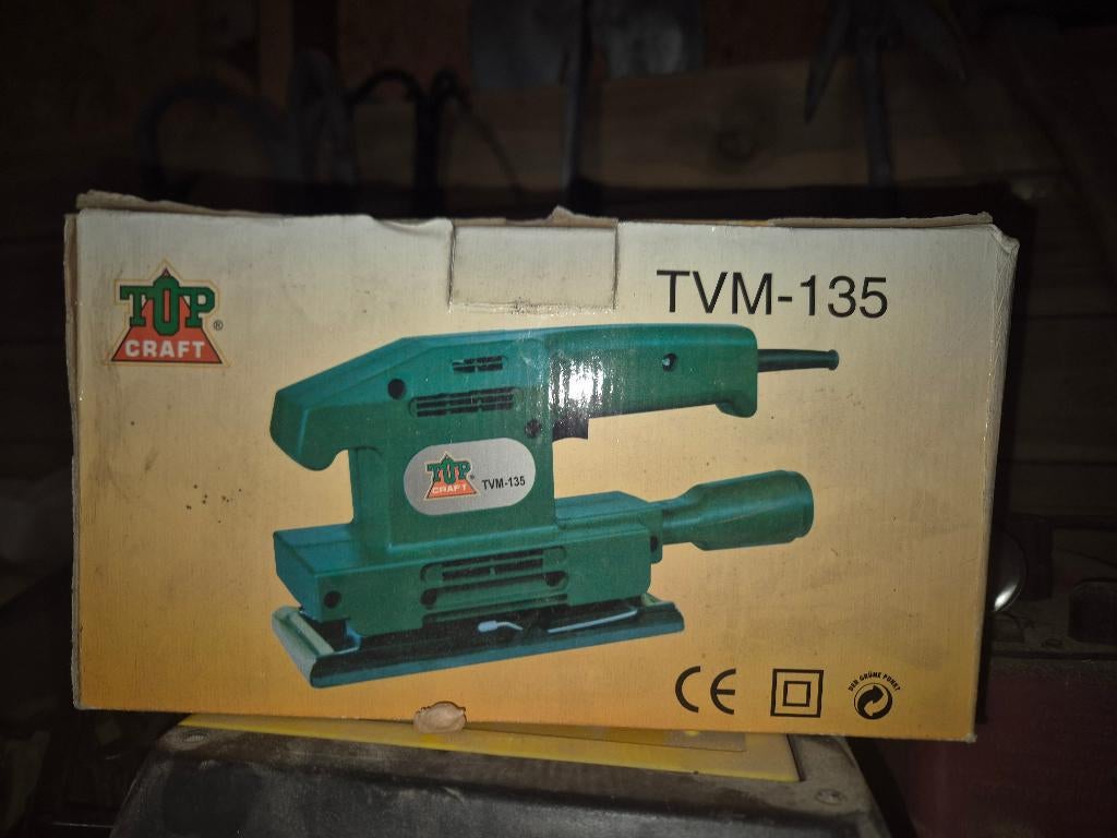 Topcraft vlakschuurmachine, Ophalen, Nieuw, 600 tot 1200 watt, Vlakschuurmachine