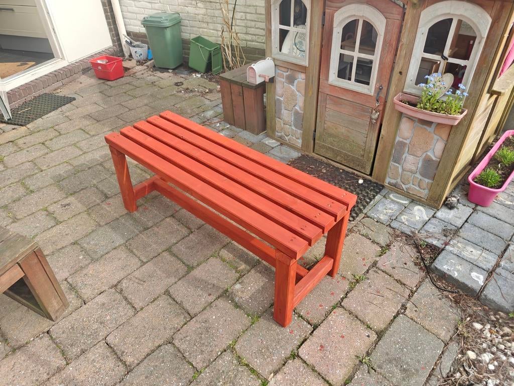 New Handmade Pine wooden bench 120 x 40 x 47cm, Ophalen, Nieuw, Hout