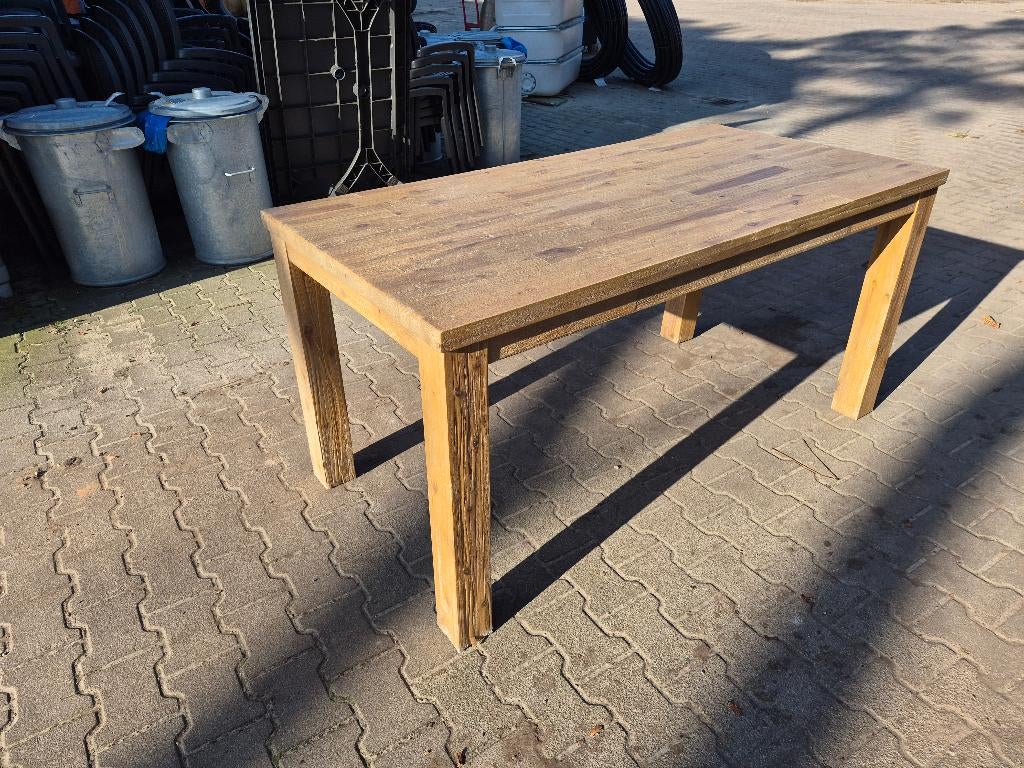 Eetkamer Tafel 0,80 cm X 1,60 cm, Ophalen, Gebruikt, 50 tot 100 cm, Vijf personen of meer
