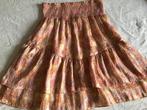 Dante 6 zwierig rokje S roze oranje ecru goud, Ophalen of Verzenden, Zo goed als nieuw, Roze, Maat 36 (S)