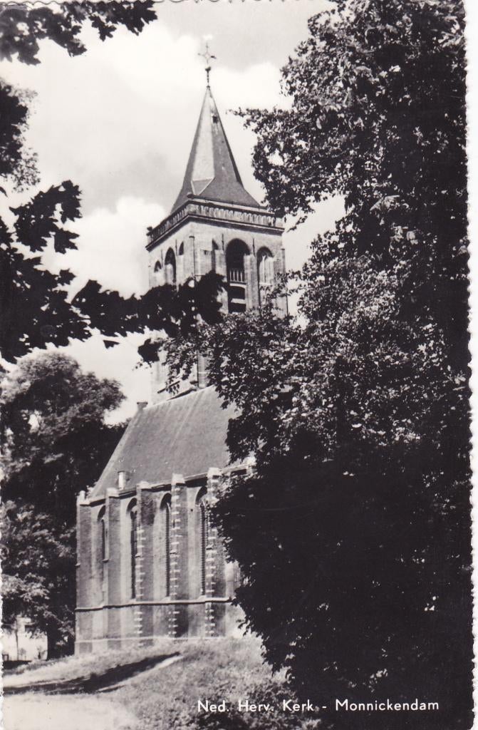 Monnickendam. Ned. Herv. Kerk., Verzamelen, Ansichtkaarten | Nederland, Verzenden, 1960 tot 1980, Gelopen, Noord-Holland