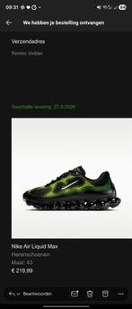 Nike Air Liquid Max Maat 43 / 9,5, Ophalen of Verzenden, Nieuw