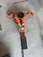 Te koop rateltakel 750kg, .., Zo goed als nieuw, .., Handmatig