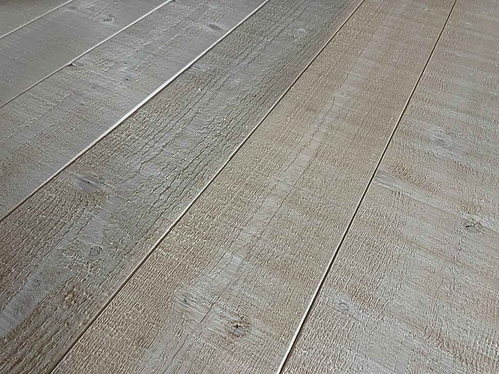 Vuren planken wit behandeld , fijnbezaagd 17x160, AANBIEDING