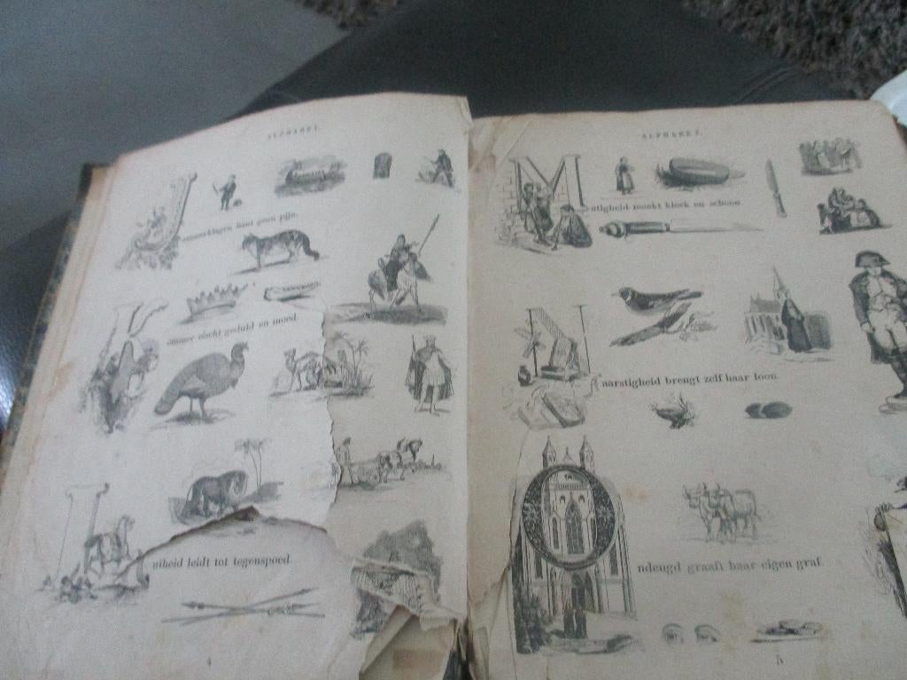 Groot Nederlandsch Prentenboek W.J.van Zeggelen 1847, Antiek en Kunst, Antiek | Boeken en Bijbels, Ophalen of Verzenden, W.J.van Zeggelen