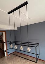 Mooie tafel lamp met 4 design ledlampen, Strak, Gebruikt, Ophalen of Verzenden, Metaal