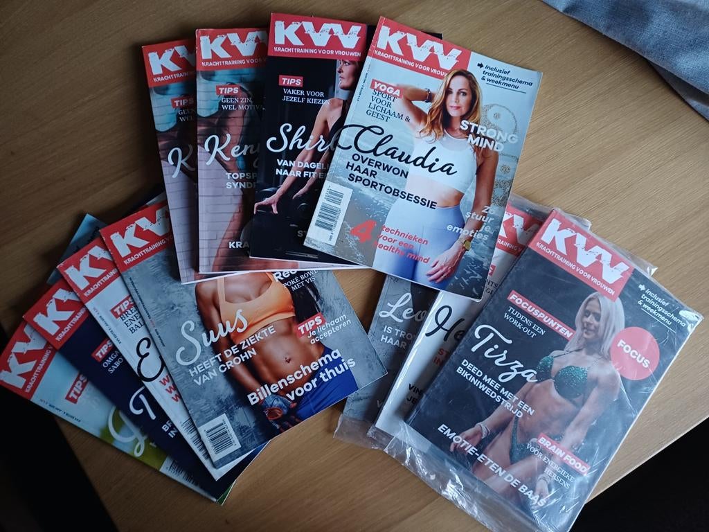 KVV Krachttraining voor vrouwen - 3 editiea, Ophalen of Verzenden, Zo goed als nieuw