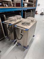 2 Blanco Bordenwarmers stapelaars. Restaurant, Ophalen, Overige stijlen