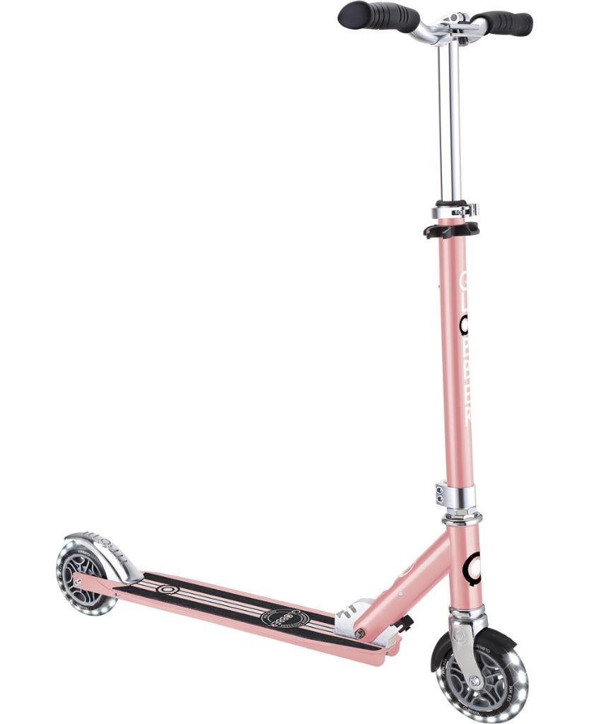 Globber Flow Element Lights Chrome Aqua vouwstep met Led-wie, Ophalen of Verzenden, Nieuw, Loopfiets