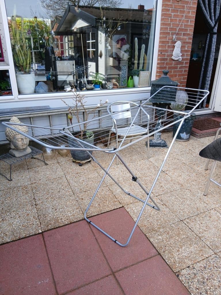 In/uitklapbaar droogrek, Ophalen, Zo goed als nieuw, Wasrek