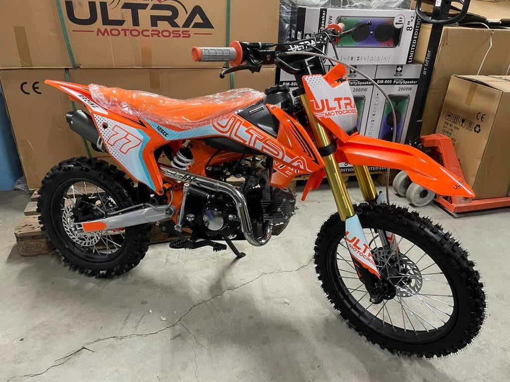 Nieuwe 125cc Pitbike - crossmotor €675,00 KTM look, Ophalen, Nieuw