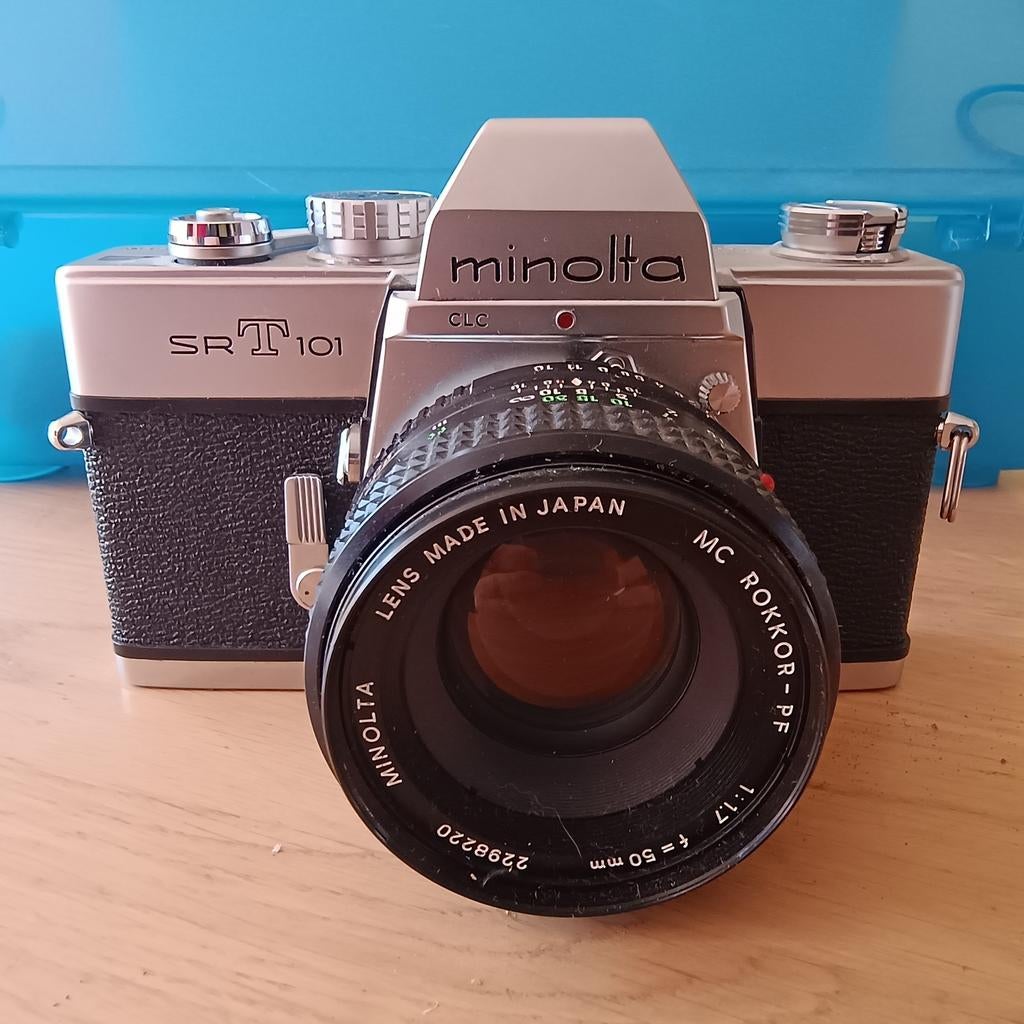 Minolta  srT101, Ophalen of Verzenden, Spiegelreflex, Minolta