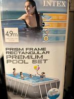 Intex Rechthoekig Zwembad Set met Verwarming en stofzuiger, Ophalen, Gebruikt, 200 tot 300 cm, 80 tot 120 cm