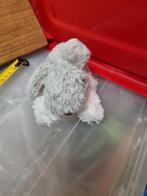 Konijn knuffel grijs wit nr 24, Ophalen of Verzenden, Konijn