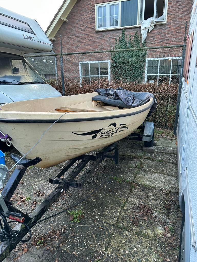 Polyester boot, Ophalen of Verzenden, Zo goed als nieuw, Overige typen, Motorboot